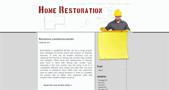 Desktop Screenshot of home-restoration.net