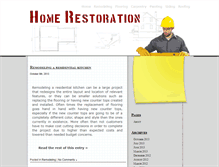 Tablet Screenshot of home-restoration.net